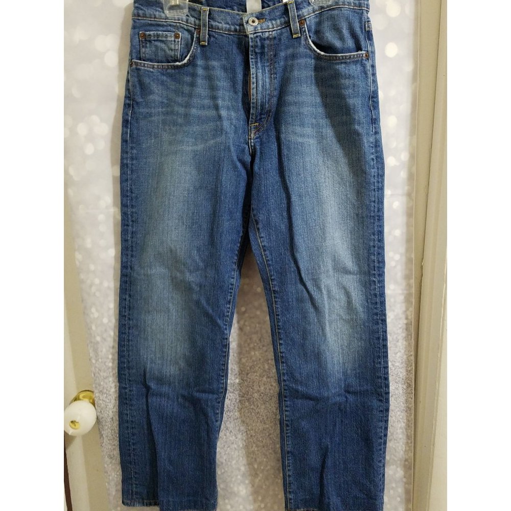 Men's Lucky Brand Jeans Size 33 Denim Blue Dungarees By Gene Montesano